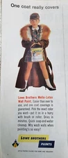 1967 Lowe Brothers Paints One Coat Cover Little Girl Dress Up Vintage Ad