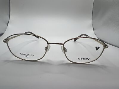 FLEXON Flexible Titanium W3008 710 50 18 135gold Oval Eyeglass Frames flexon-flexible-titanium-w3008-710-50-18-135gold-oval-eyeglass-frames