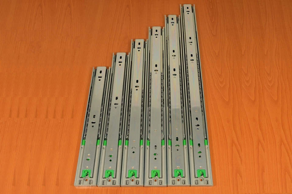 Glissière de Tiroir avec hydraulique amortisseur télescopique Rail 300-600 mm