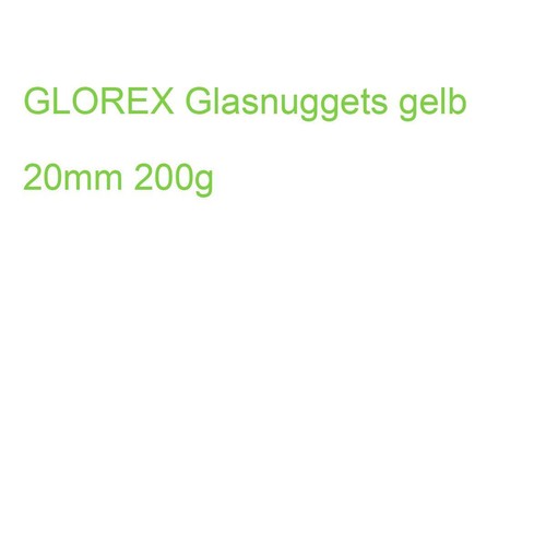 Glorex Glasnuggets 20mm – 200g Hellblau, Für Deko, Mosaik & Kerzengläser