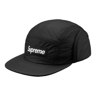 SUPREME PRIMALOFT EARFLAP CAMP CAP - BLACK - M/L - F/W 2018 - 100