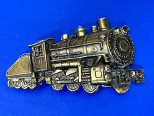 Locomotive Steam Engine Train Vintage 1980 The Great American Belt Buckle
