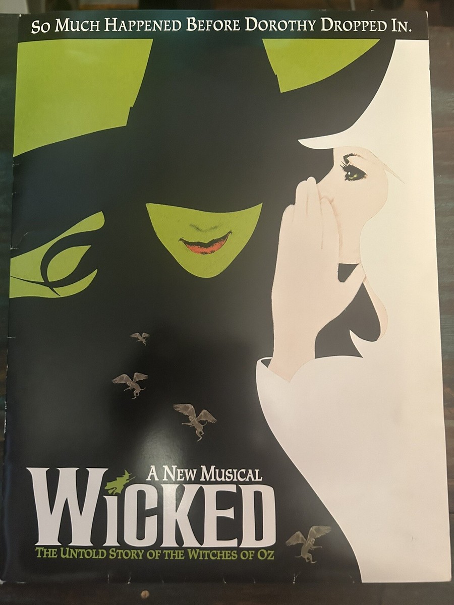 【ブロードウェイ購入品】ウィキッド パンフレット Wicked the Broadway Musical - Folder and Promotional Material From