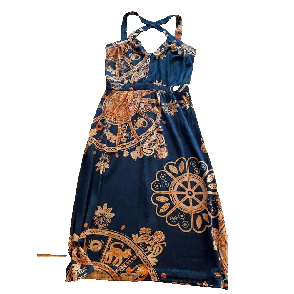 slim fit dress slacks Halter Neck Backless Split Midi Dress