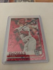 2019 Topps Chrome Update Lane Thomas Red Refractor RC #5/5