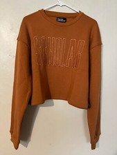 Black  Scholared Logo SweatShirt BS carm SCHL CRP Crew Womens US Size Small NWT