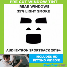 Audi e-tron Sportback 2019+ R&uuml;cke Fensterfolie 35% Hellrauch Verdunkelungsfilm
