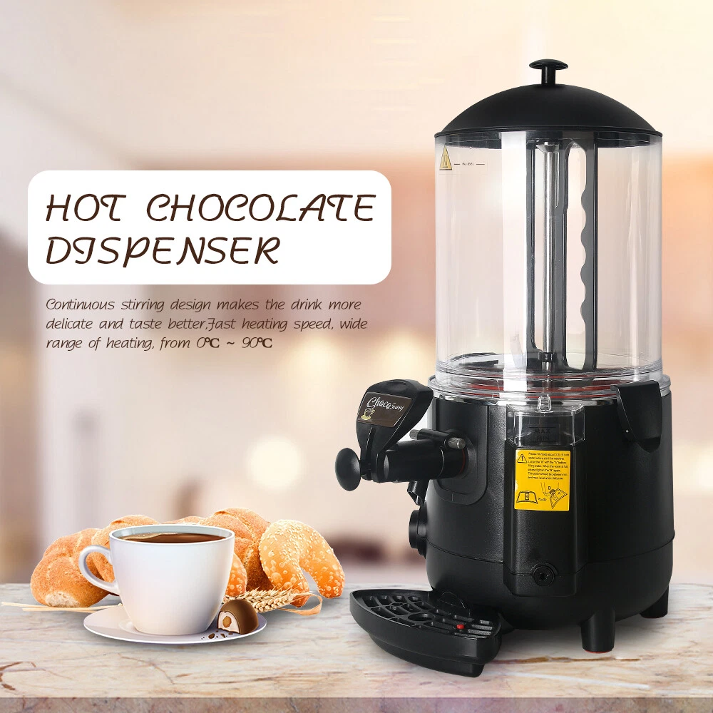 Chocolady 10 Liter (2.6 Gallon) Hot Chocolate Dispenser Black 110V