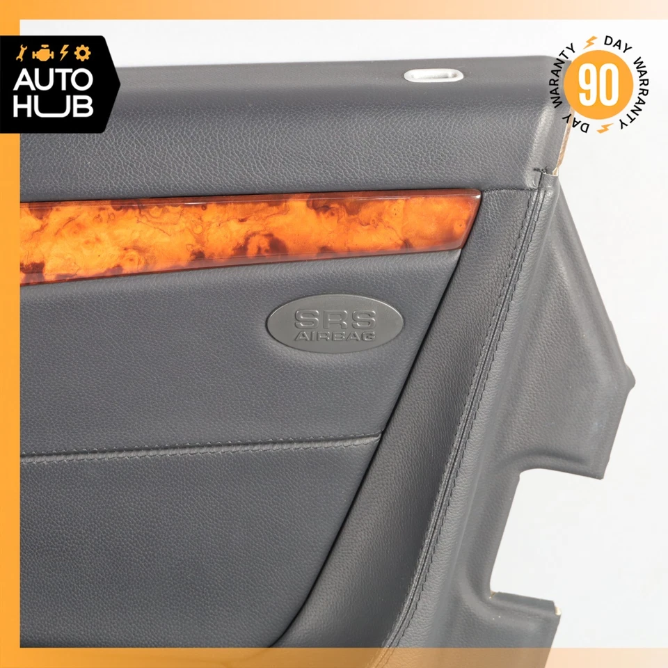 09-12 Mercedes R230 SL550 Panel de puerta interior lado derecho pasajero negro OEM Foto 2 de 4