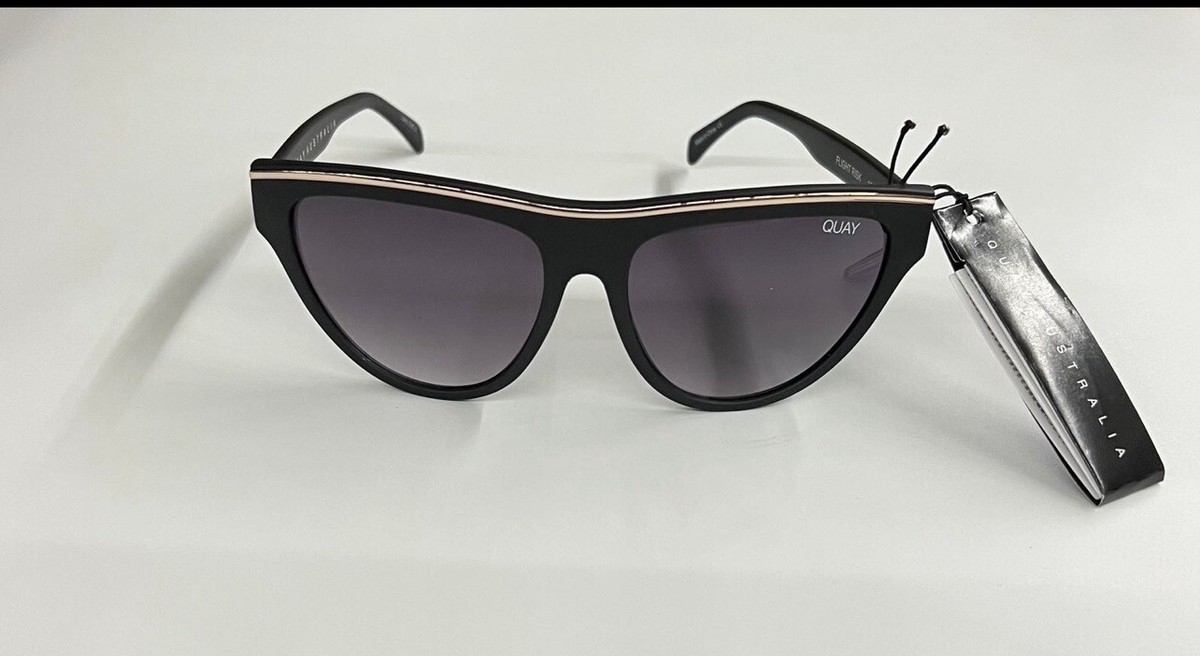 QUAY AUSTRALIA- Flight Risk Black/Smoke | eBay display picture 2