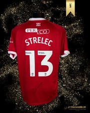 David STRELEC Singed Middlesbrough 25/26 Home Shirt PROOF/COA!