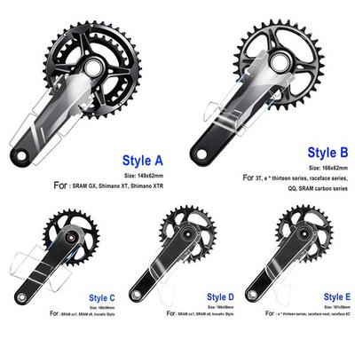 #ad Pressure Sensitive and Thin Bicycle Stickers for Aluminum Alloy Cranks $8.74