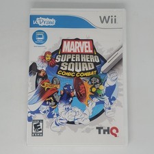 Marvel Super Hero Squad Comic Combat Nintendo Wii CIB w Manual Tested Working 