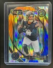 2024 Panini Select Caleb Williams Club RC Blue and Orange Prizm Shock #/35 Bears