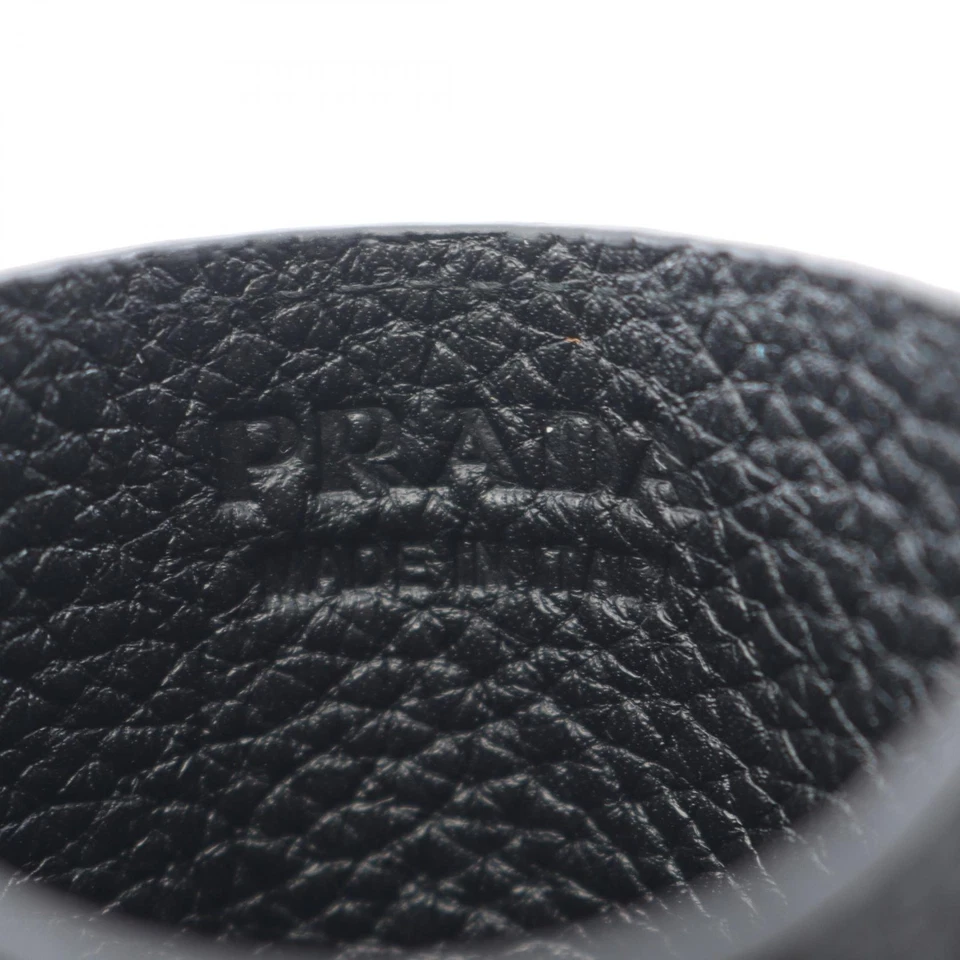 Tarjetero PRADA VIT.DAINO TRIAN 2MC0252E54F0002 cuero negro Foto 4 de 4