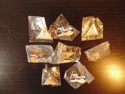2002 Salt Lake Olympics Pins Lot Of 8 Vintage Collectible Souvenirs Delta Sealed