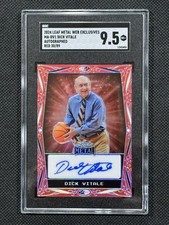 DICK VITALE 2024 Leaf Metal Red Refractor Autograph #30/89 SGC 9.5 SP Auto HOF