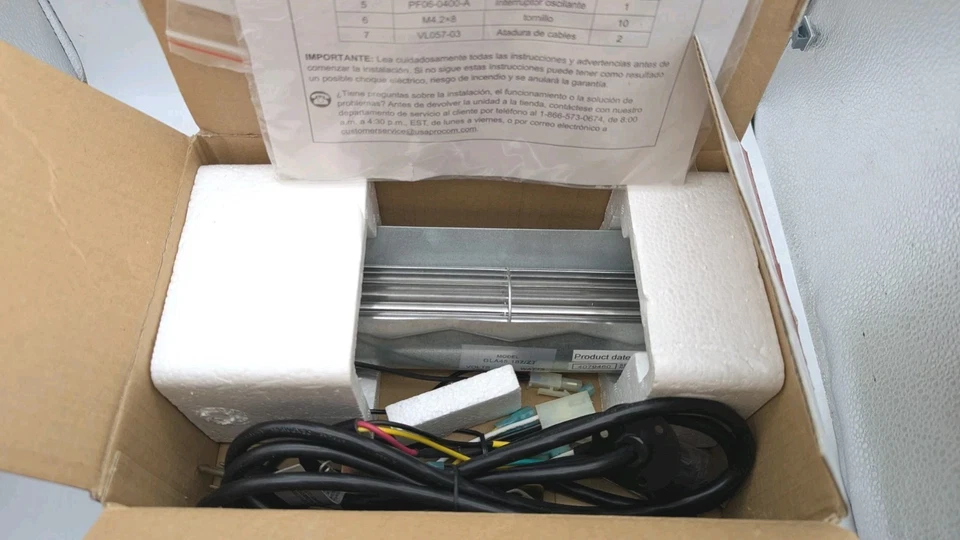 STYLE SELECTIONS, STOVE/FIREPLACE BLOWER KIT, #293809, FROM LOWES, NEW IN BOX! - Image 2 of 4