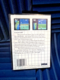 RARE Sega Master System Great Golf (1987), complete in box, not tested