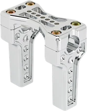 Joker Machine Bridge Handlebar Riser Kits Chrome 4" Rise/Straight 03-864-1C