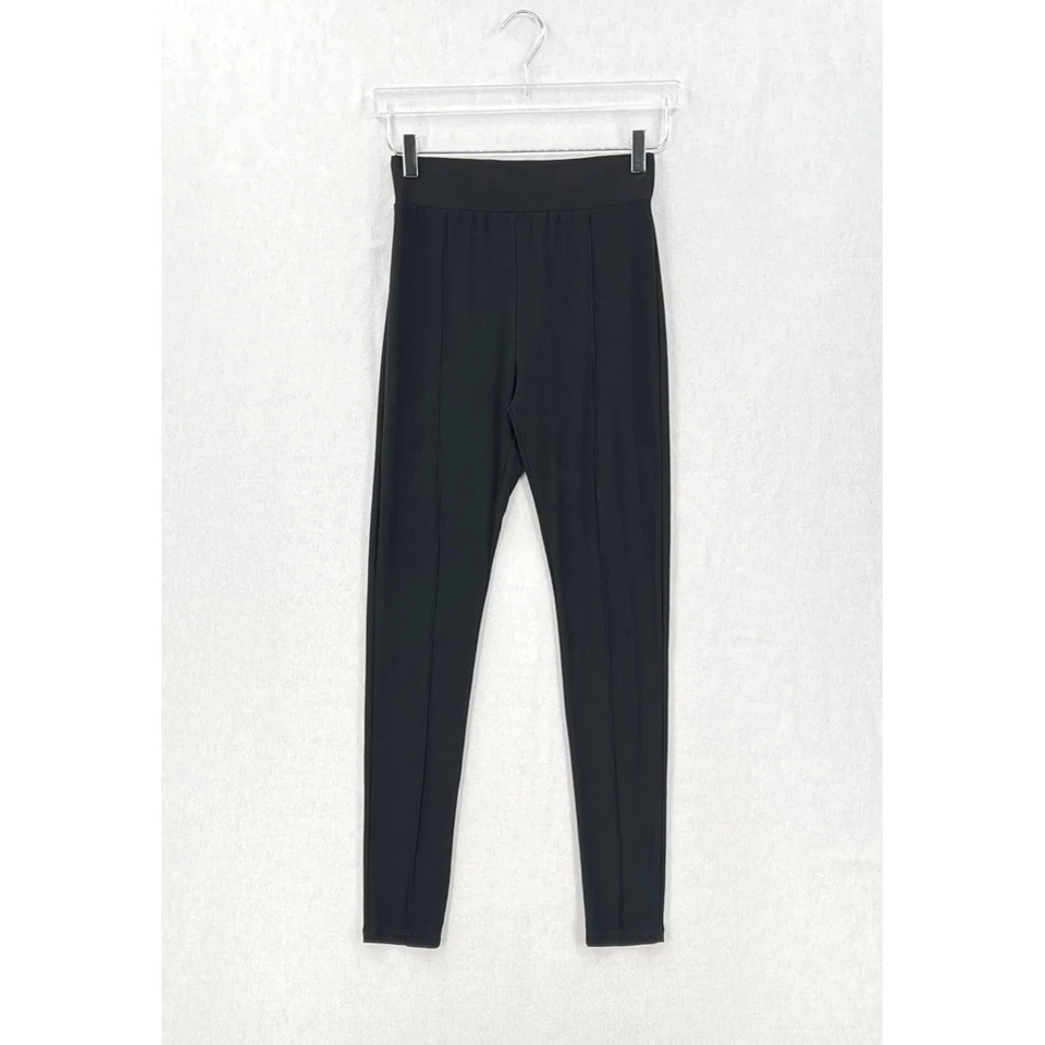 MAX MARA 巴哈马紧身裤女式小号黑色尼禄高腰轻便拉裤 — 第 2/4 张图片