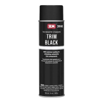 SEM Trim Black 39143 Trim Paint, 20 oz Aerosol | autofxmart