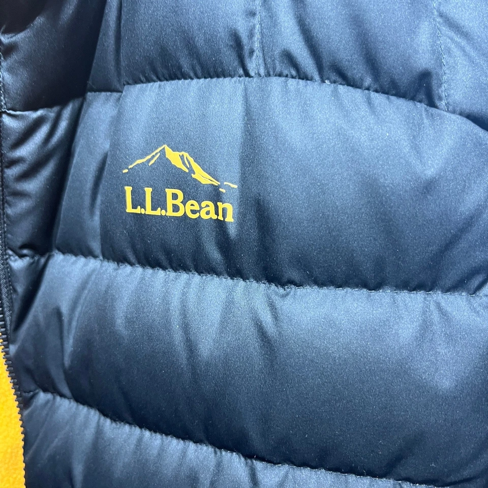 L.L.Bean Vest Black Gold Downtek Quilted Puffer Jacket Outdoors Hunting XXL $99 - Image 3 of 4