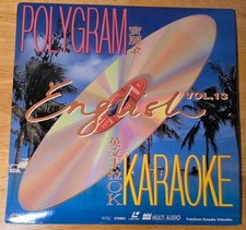 PolyGram English Karaoke Vol.13 LaserDisc NTSC Stereo Multi Audio Very Good