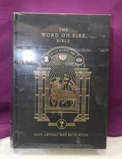 The Word On Fire Bible Acts, Letters, & Revelation HARD COVER NEW SEALED