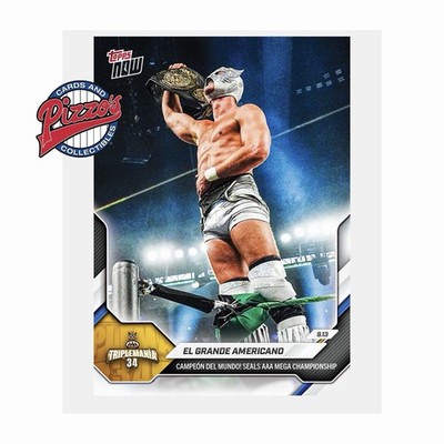 El Grande Americano AAA Mega Champion 2026 WWE Topps NOW Card 99 Presale