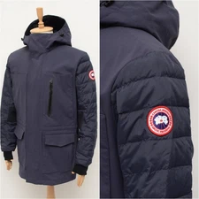 Authentic Men's Canada Goose Selwyn Softshell Down Jacket Coat Blue Size L