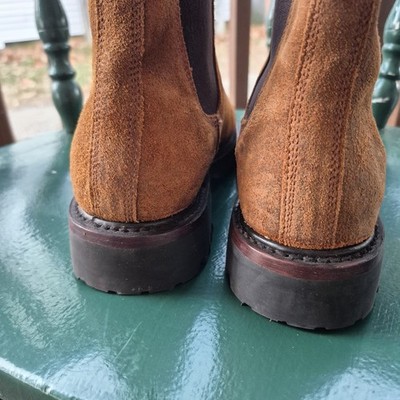 Taylor Stitch The Ranch Boot Mens 8.5 Redwood Waxed Suede  display picture 3