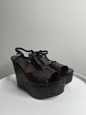women ash heels brown leather 36.5