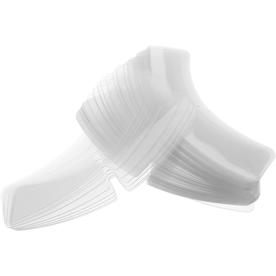 100 Pcs Dress Shirt Collar Inserts Plastic Collar Stays for Men Support ...