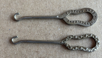 Fontius Shoe Company Denver Colorado Advertising Button Hook 2nd Hook Unbranded