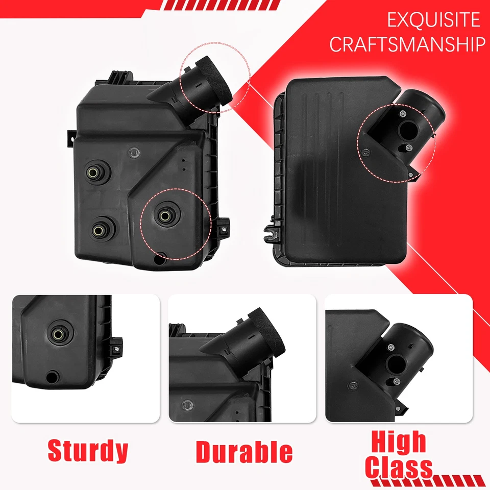 For 2007 2008-2011 Toyota Camry 2009-2015 Venza Air Box Filter Housing Black ABS - Image 4 of 4