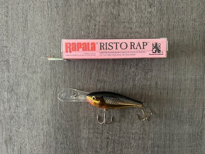 Rapala Risto Rap RR-9SG Tieftauchen Meeresangeln Köder Gold Dore