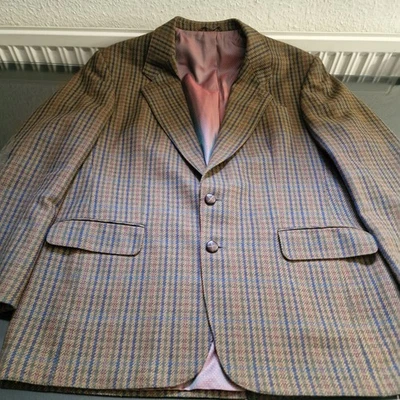 Barth Jagd Sakko Herrensakko 100% Schurwolle Gr. 52 Braun - Bild 1 von 4