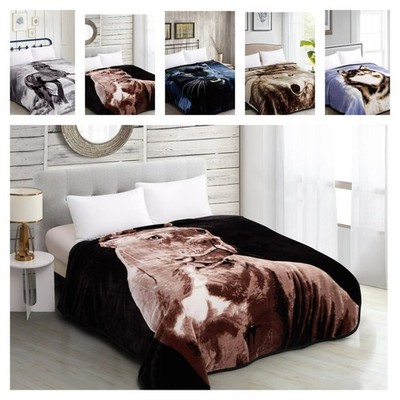 Super Weich Nerz Kunstfell Überwurf Decke Warm Kuschelig Bett Sofa Tier Design Überwürfe