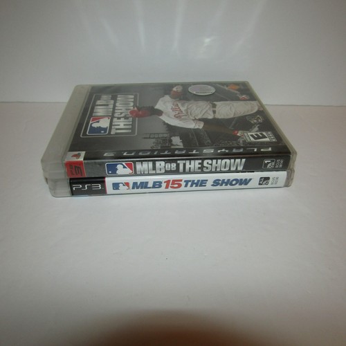 MLB 08 The Show + MLB 15 The Show Sony PlayStation 3 PS3 Video Game Lot - Picture 2 of 12