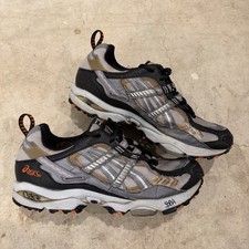 Vintage ASICS Running Shoes Gel Mens Size 8 Gray Black TN3A3