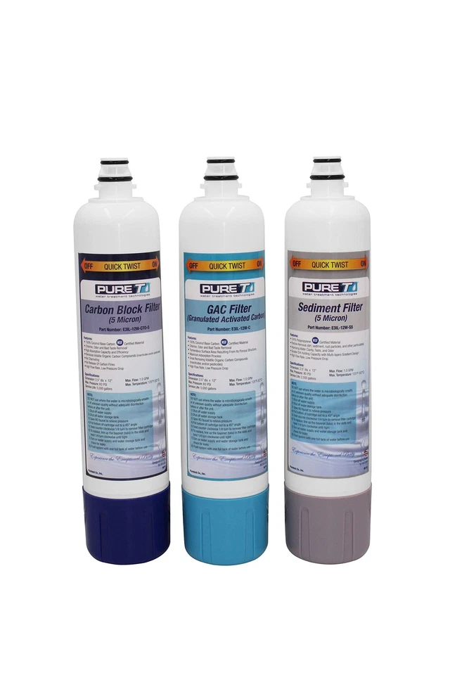 FPK-E3-5 | Filter Set for EZ Slim Reverse Osmosis System, Full Water Filter S... - Image 3 of 4