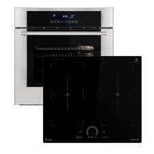Herd Set Induktion Induktionsherd Flex-Zone Heissluft 59cm 60cm autark Slider