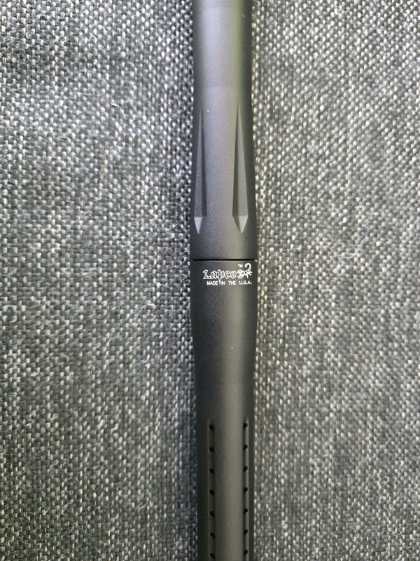 New LAPCO Fuse Cocker 687 Matte BLACK PAINTBALL BARREL