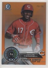 2018 Bowman Scouts' Top 100 Orange Refractor 23/25 Taylor Trammell #BTP-84 00c9