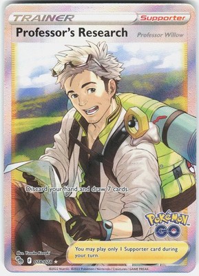 Professor's Research 078/078 Ultra Rare Pokemon GO Near Mint Pokemon Single Card