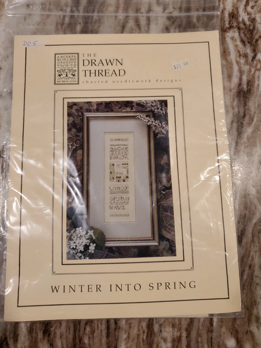 Lot Of 2 The Drawn Thread Cross Stitch Kits - Seasons Theme