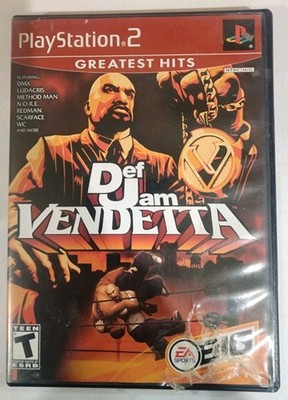 Def Jam Vendetta (Sony PlayStation 2 PS2, 2003) Greatest Hits CIB Complete
