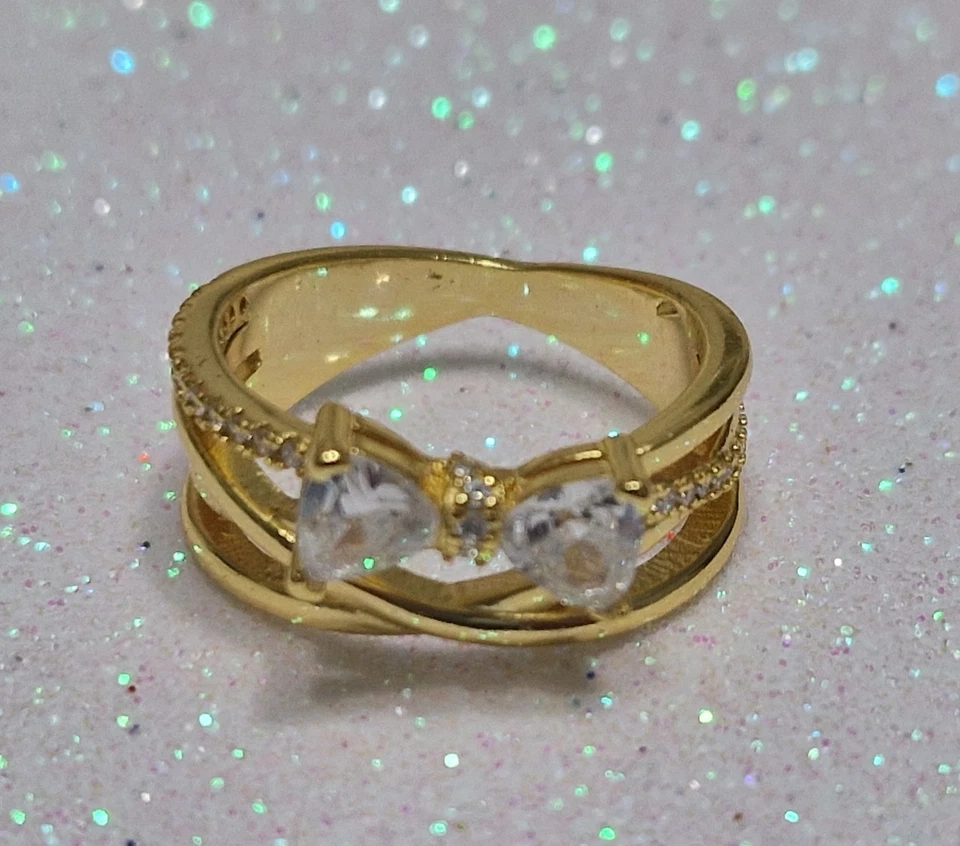 Anello Fascia intrecciata E Fiocco Argento S925 tg 56/17,8 - Immagine 3 di 4