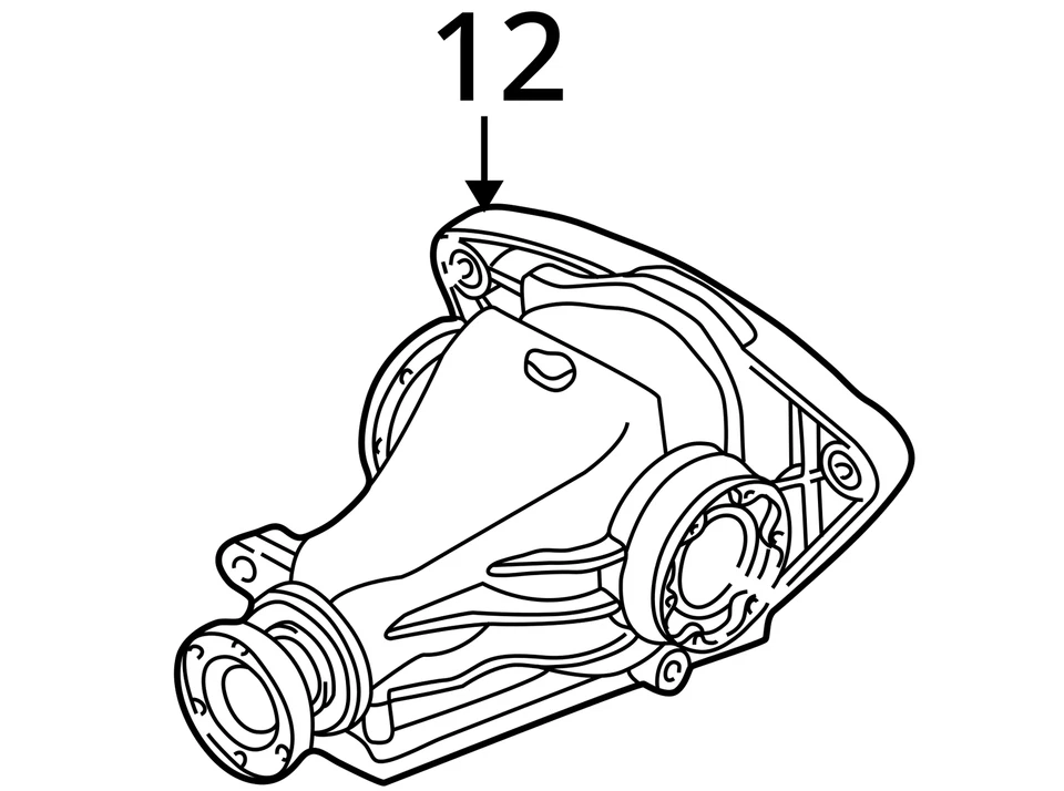 Carrier 2.81 Ratio Fits 97-03 BMW 540i 762454 Foto 3 de 4